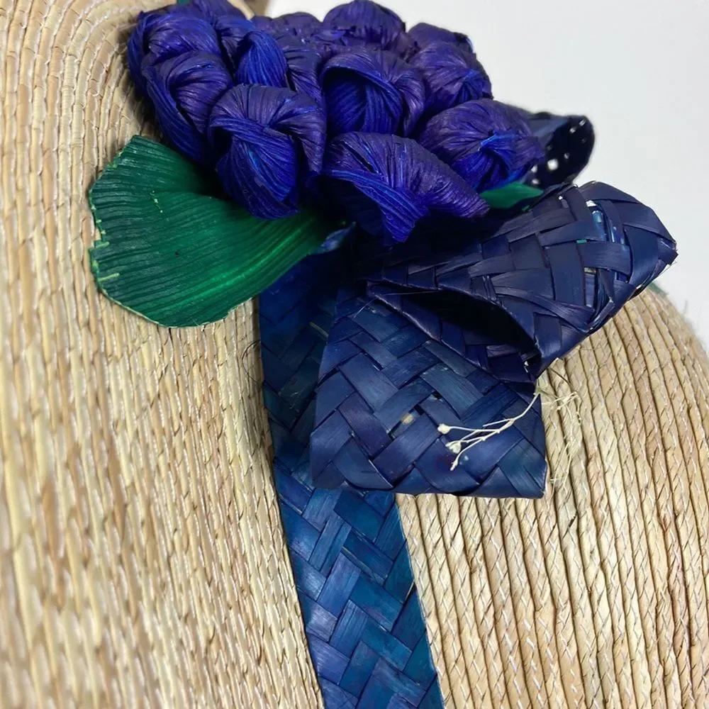 Handmade Straw Women Mexican Hat